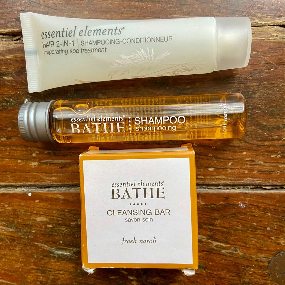 Lot of 3 Essentiel Elements Bathe Fresh Neroli Cleansing Bar Shampoo